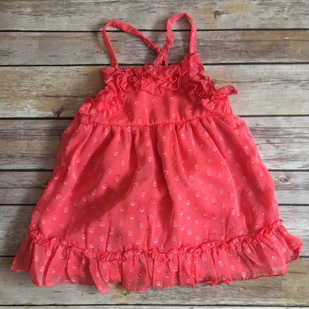 Genuine Kids by Oshkosh Coral Dress. Size 12m.
